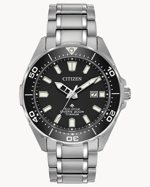 Promaster Diver Men s Eco Drive BN0200 56E Steel Watch CITIZEN
